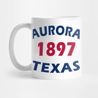Aurora Texas 1897 Mug